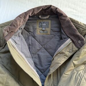 J. Crew Men's Khaki Quilted Field Jacket
